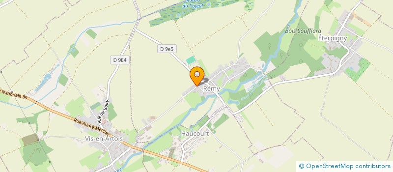 localisation de l'entreprise MONSIEUR MATTHIEU DUFAY  REMY