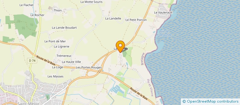 localisation de l'entreprise MONSIEUR MATTHIEU DUFEE à SAINT-MELOIR-DES-ONDES