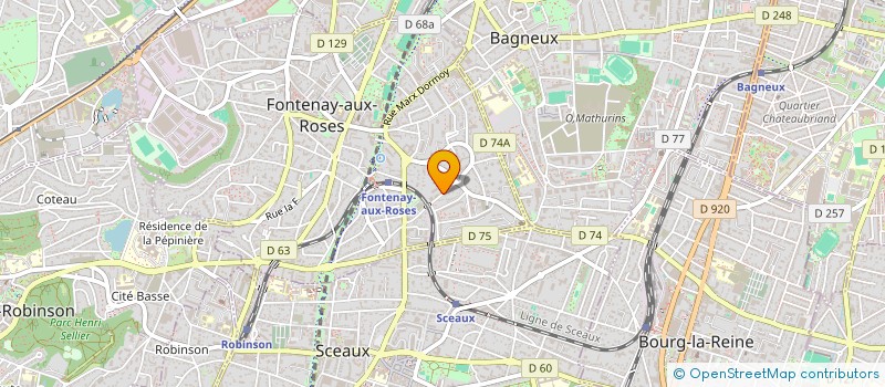 localisation de l'entreprise MONSIEUR MATTHIEU DUFOUR à FONTENAY-AUX-ROSES