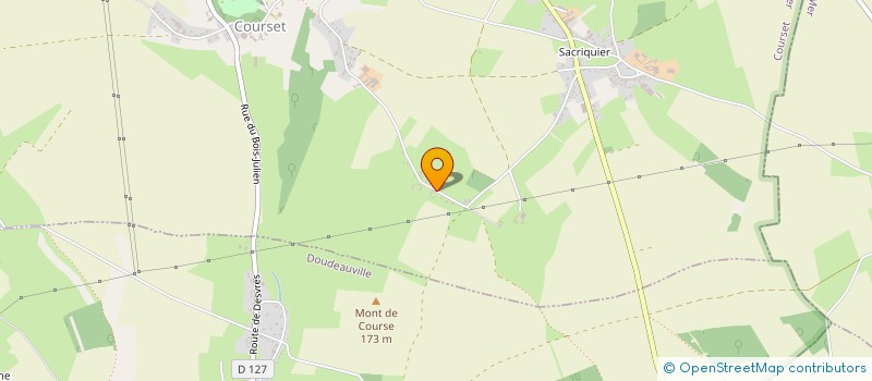 localisation de l'entreprise MONSIEUR MATTHIEU DULOT  COURSET