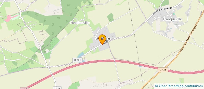 localisation de l'entreprise MONSIEUR MATTHIEU DUMONT  HECMANVILLE