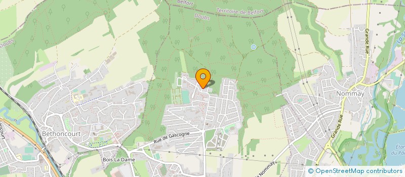 localisation de l'entreprise MONSIEUR MATTHIEU DUMONT  GRAND-CHARMONT