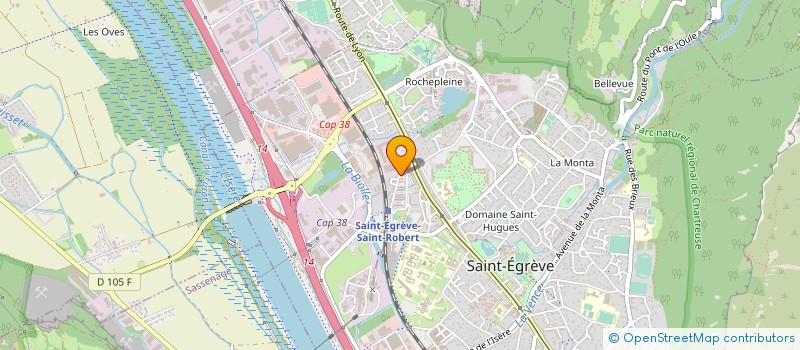 localisation de l'entreprise MONSIEUR MATTHIEU DUPREZ à SAINT-EGREVE