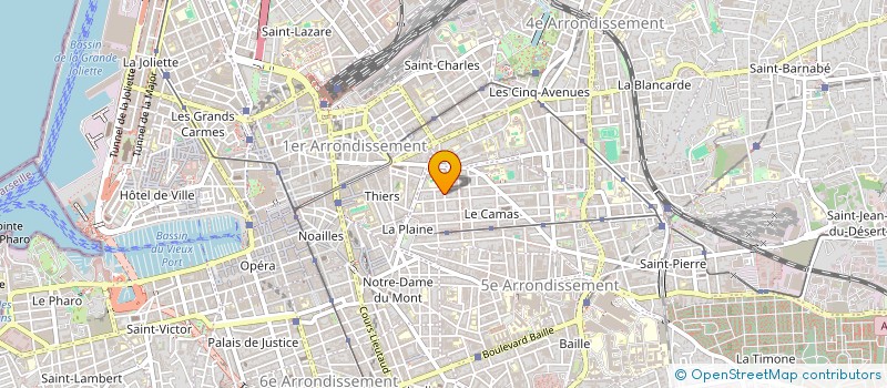 localisation de l'entreprise MONSIEUR MATTHIEU DURAND  MARSEILLE