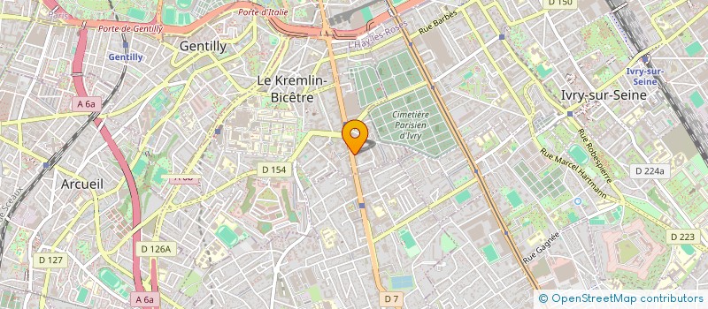 localisation de l'entreprise MONSIEUR MATTHIEU DURINGER à LE KREMLIN-BICETRE