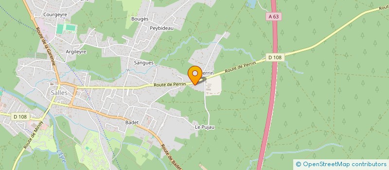 localisation de l'entreprise MONSIEUR MATTHIEU DUROULLE  SALLES