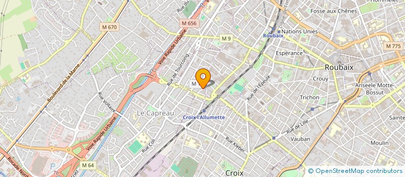 localisation de l'entreprise MONSIEUR MATTHIEU DUSSOT  CROIX