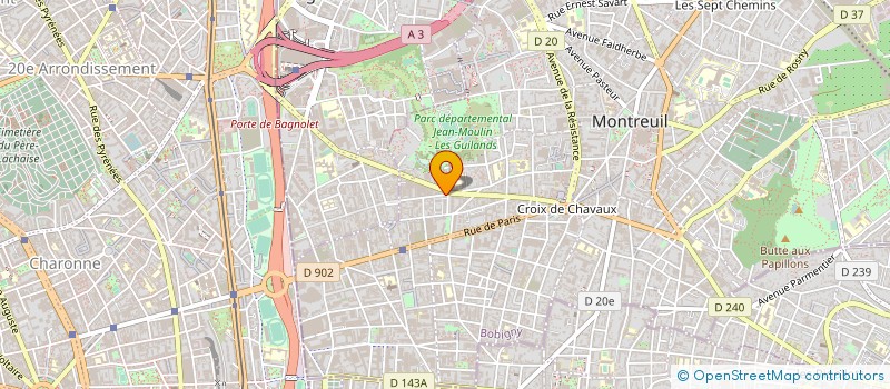 localisation de l'entreprise MONSIEUR MATTHIEU DUTERTRE à MONTREUIL