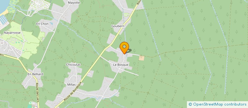 localisation de l'entreprise MONSIEUR MATTHIEU DUVAL à BISCARROSSE
