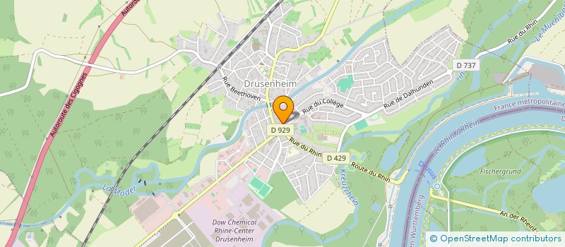 localisation de l'entreprise MONSIEUR MATTHIEU ECLANCHER  DRUSENHEIM