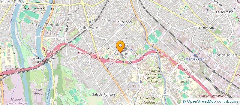 localisation de l'entreprise MONSIEUR MATTHIEU EMERY  TOULOUSE