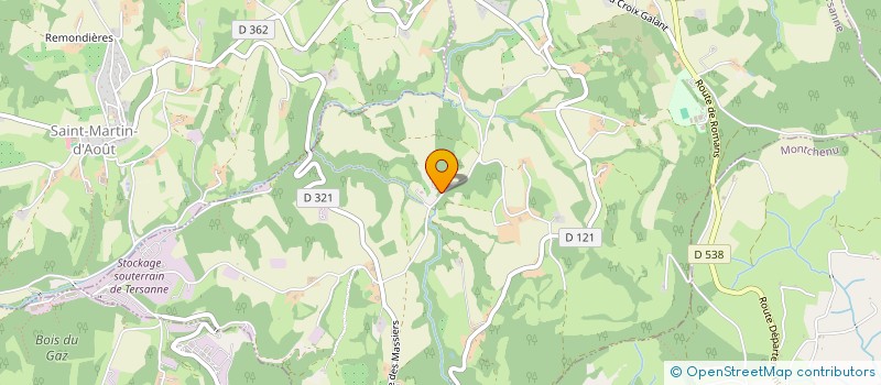 localisation de l'entreprise MONSIEUR MATTHIEU ESPINASSY  TERSANNE