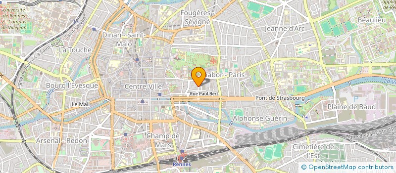 localisation de l'entreprise MONSIEUR MATTHIEU EUGENE  RENNES