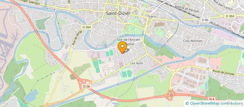 localisation de l'entreprise MONSIEUR MATTHIEU EVRARD à SAINT-DIZIER