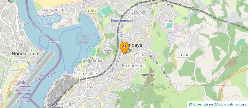 localisation de l'entreprise MONSIEUR MATTHIEU EXPOSITO à HENDAYE