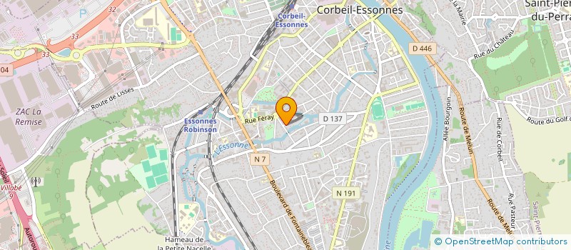 localisation de l'entreprise MONSIEUR MATTHIEU FAESSEL à CORBEIL-ESSONNES