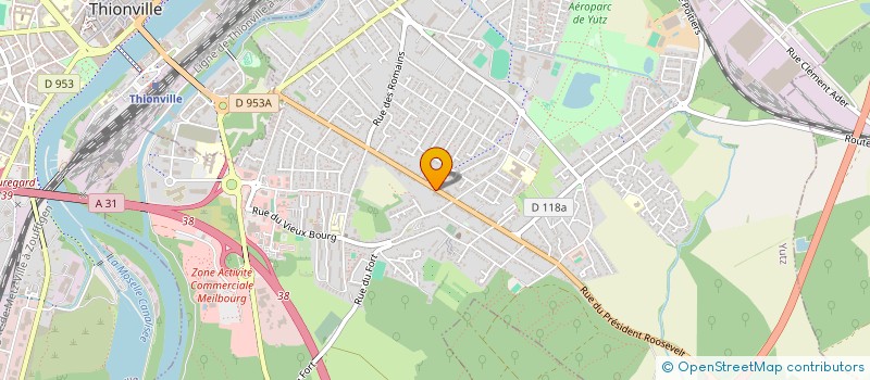 localisation de l'entreprise MONSIEUR MATTHIEU FAILLON  YUTZ