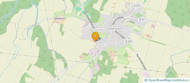 localisation de l'entreprise MONSIEUR MATTHIEU FAIVET  HILSENHEIM