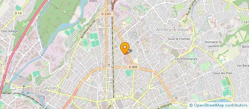 localisation de l'entreprise MONSIEUR MATTHIEU FANTON à ANNECY