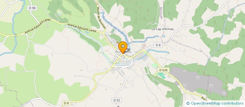 localisation de l'entreprise MONSIEUR MATTHIEU FAURE à AURIGNAC