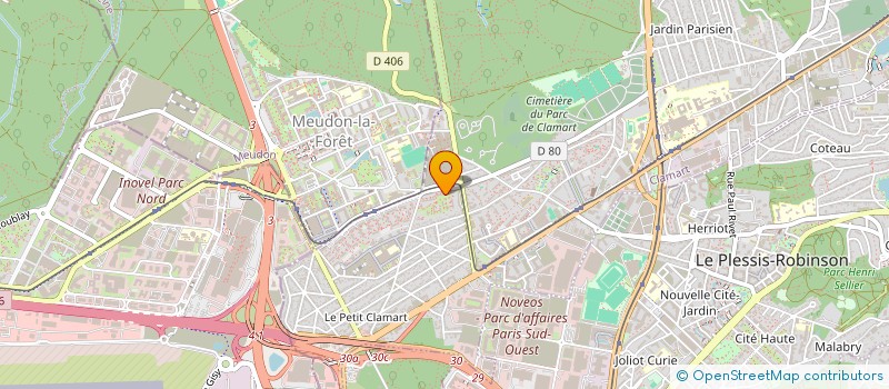 localisation de l'entreprise MONSIEUR MATTHIEU FAYOLLE à CLAMART