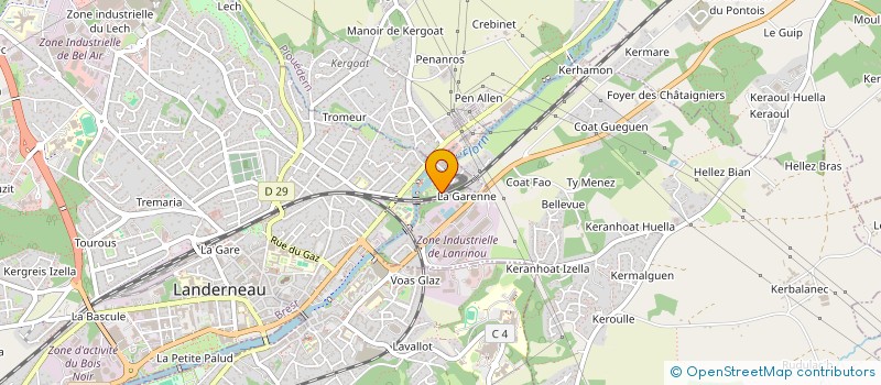 localisation de l'entreprise MONSIEUR MATTHIEU FECOURT à CONCARNEAU