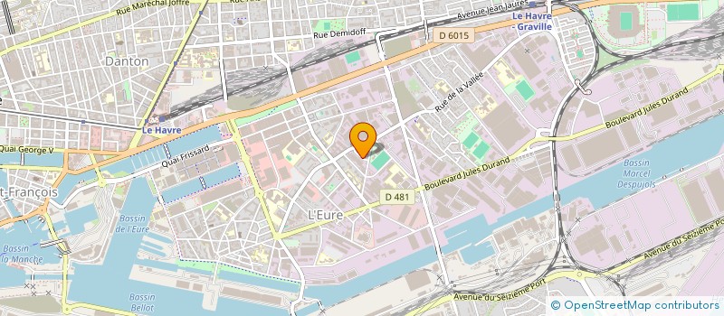 localisation de l'entreprise MONSIEUR MATTHIEU FELTMANN à LE HAVRE