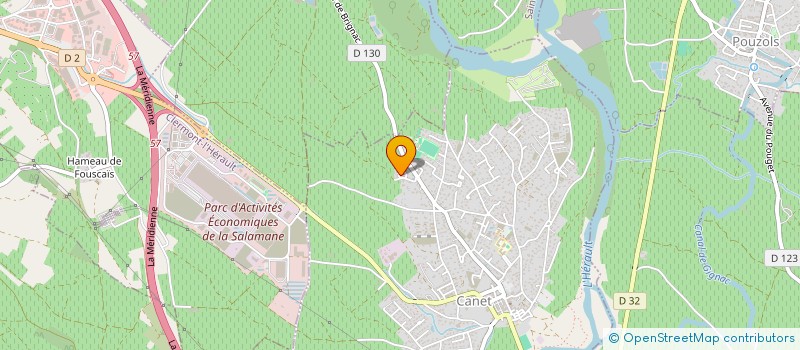 localisation de l'entreprise MONSIEUR MATTHIEU FERNANDEZ  CANET