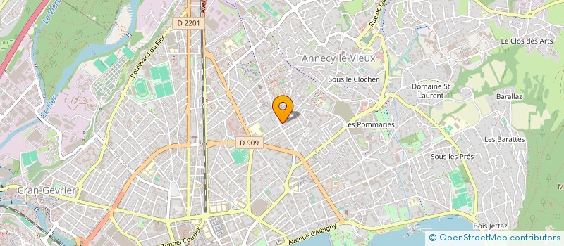 localisation de l'entreprise MONSIEUR MATTHIEU FERON à ANNECY