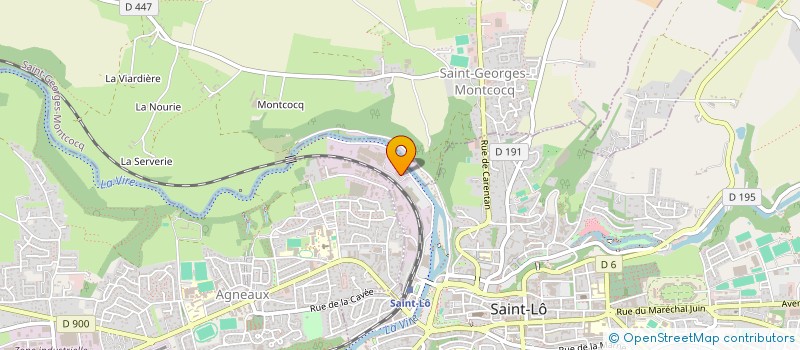 localisation de l'entreprise MONSIEUR MATTHIEU FERRE  SAINT-LO