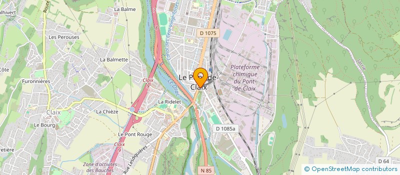 localisation de l'entreprise MONSIEUR MATTHIEU FERRERI  LE PONT-DE-CLAIX