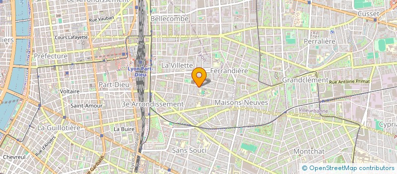 localisation de l'entreprise MONSIEUR MATTHIEU FICHET  LYON