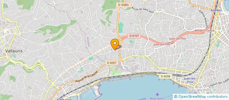 localisation de l'entreprise MONSIEUR MATTHIEU FISCHER à ANTIBES