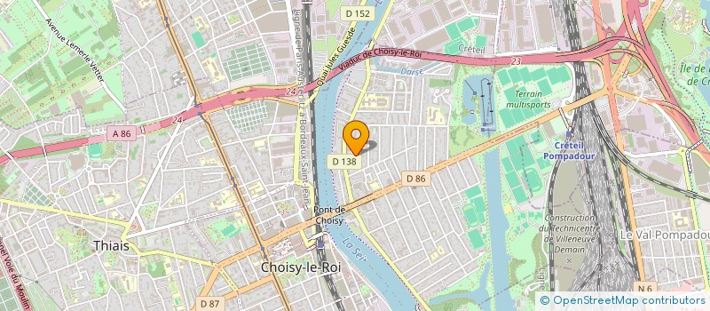 localisation de l'entreprise MONSIEUR MATTHIEU FLEGEAU  CHOISY-LE-ROI