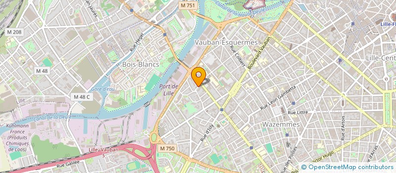 localisation de l'entreprise MONSIEUR MATTHIEU FONDEUR à LILLE