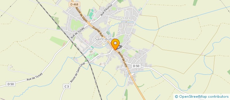 localisation de l'entreprise MONSIEUR MATTHIEU FONTAINE  SAINT-AUBIN