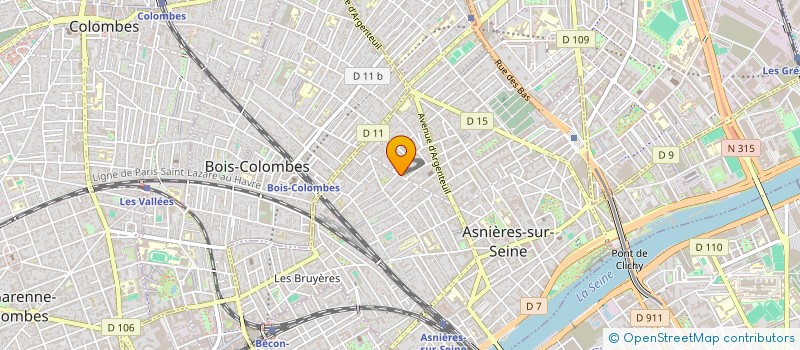 localisation de l'entreprise MONSIEUR MATTHIEU FONTAINE  ASNIERES-SUR-SEINE