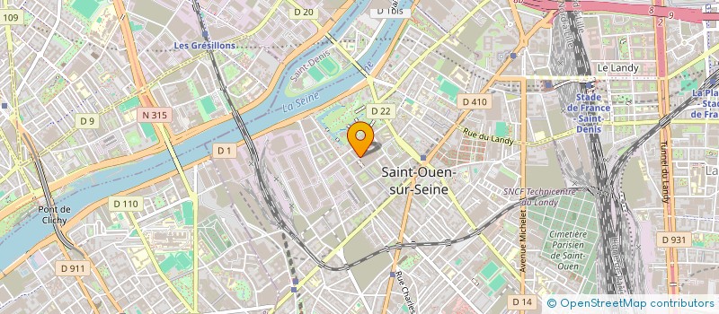 localisation de l'entreprise MONSIEUR MATTHIEU FORGAS à SAINT-OUEN-SUR-SEINE