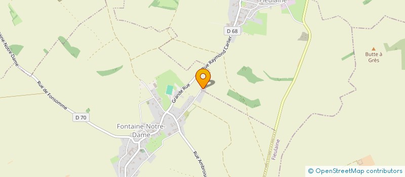 localisation de l'entreprise MONSIEUR MATTHIEU FORGES à FONTAINE-NOTRE-DAME