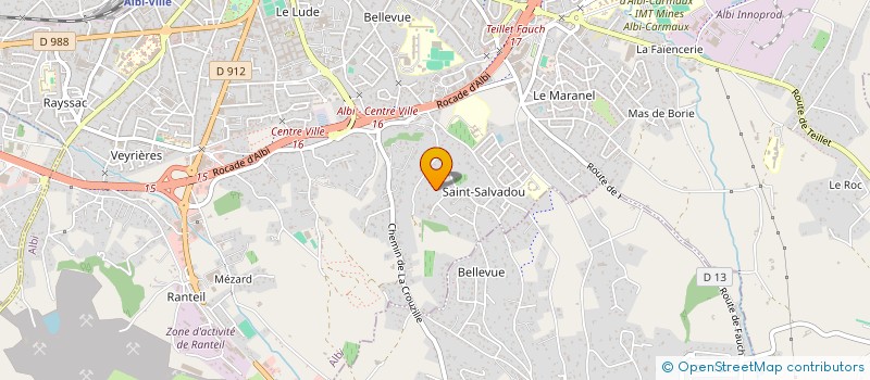 localisation de l'entreprise MONSIEUR MATTHIEU FORTIN à ALBI