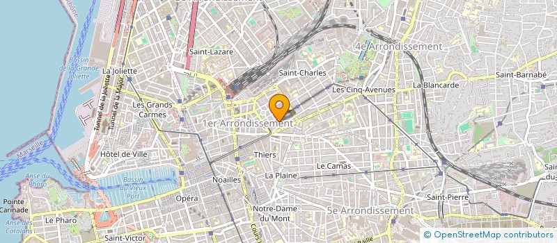 localisation de l'entreprise MONSIEUR MATTHIEU FORTUNIER à MARSEILLE