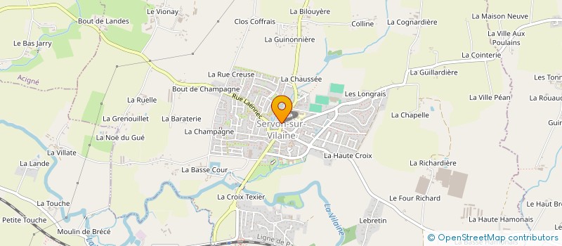 localisation de l'entreprise MONSIEUR MATTHIEU FOURET  SERVON-SUR-VILAINE