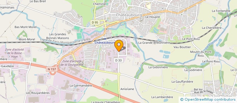 localisation de l'entreprise MONSIEUR MATTHIEU FOURMY à CHATEAUBOURG