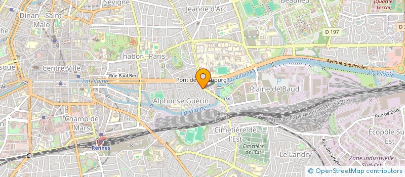 localisation de l'entreprise MONSIEUR MATTHIEU FOURNIER  RENNES