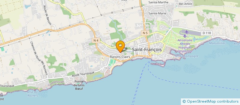 localisation de l'entreprise MONSIEUR MATTHIEU FRANCON à SAINT-FRANCOIS