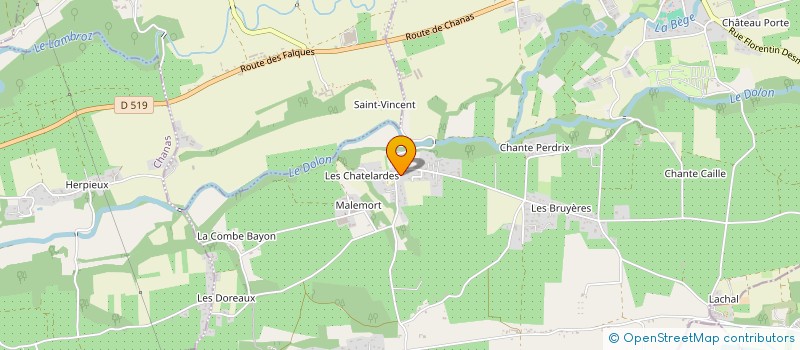 localisation de l'entreprise MONSIEUR MATTHIEU FROMONT à BOUGE-CHAMBALUD