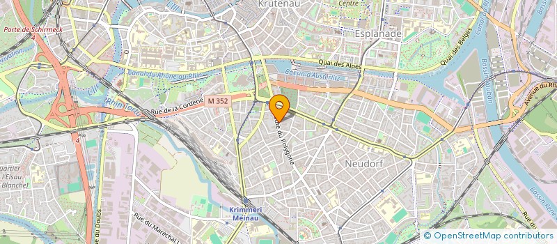 localisation de l'entreprise MONSIEUR MATTHIEU FUENTES à STRASBOURG