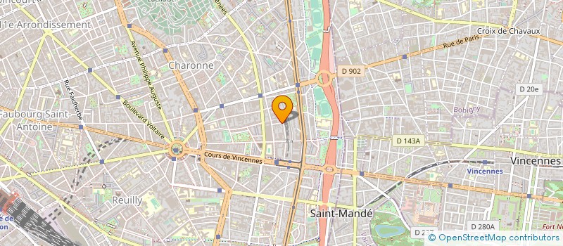 localisation de l'entreprise MONSIEUR MATTHIEU FUGIER  PARIS