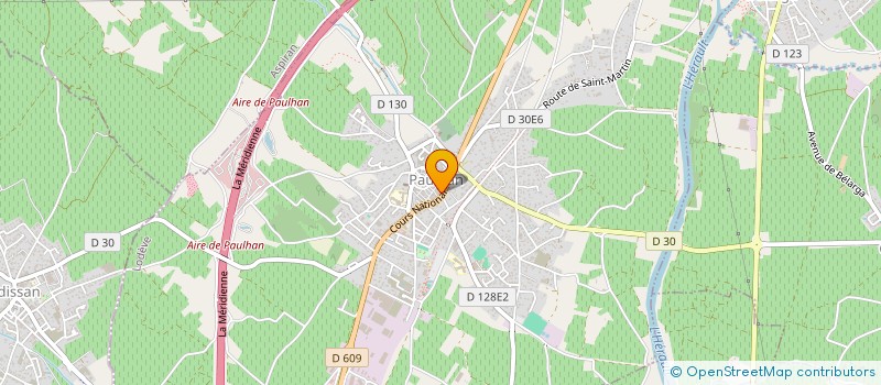 localisation de l'entreprise MONSIEUR MATTHIEU FULCRAND  VENDEMIAN