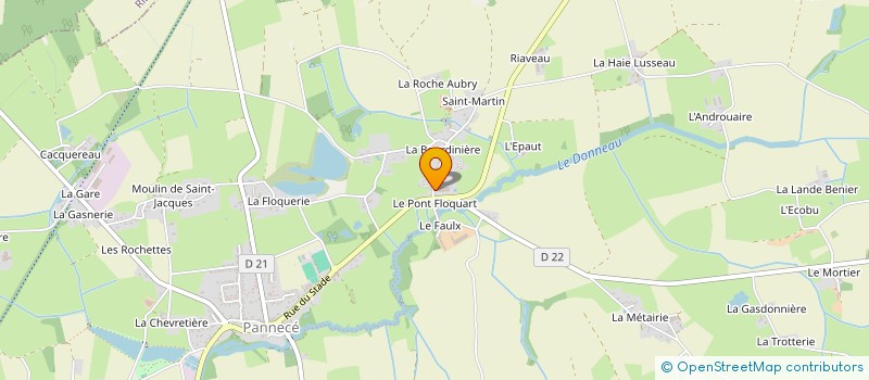 localisation de l'entreprise MONSIEUR MATTHIEU GABORIT  TRANS-SUR-ERDRE